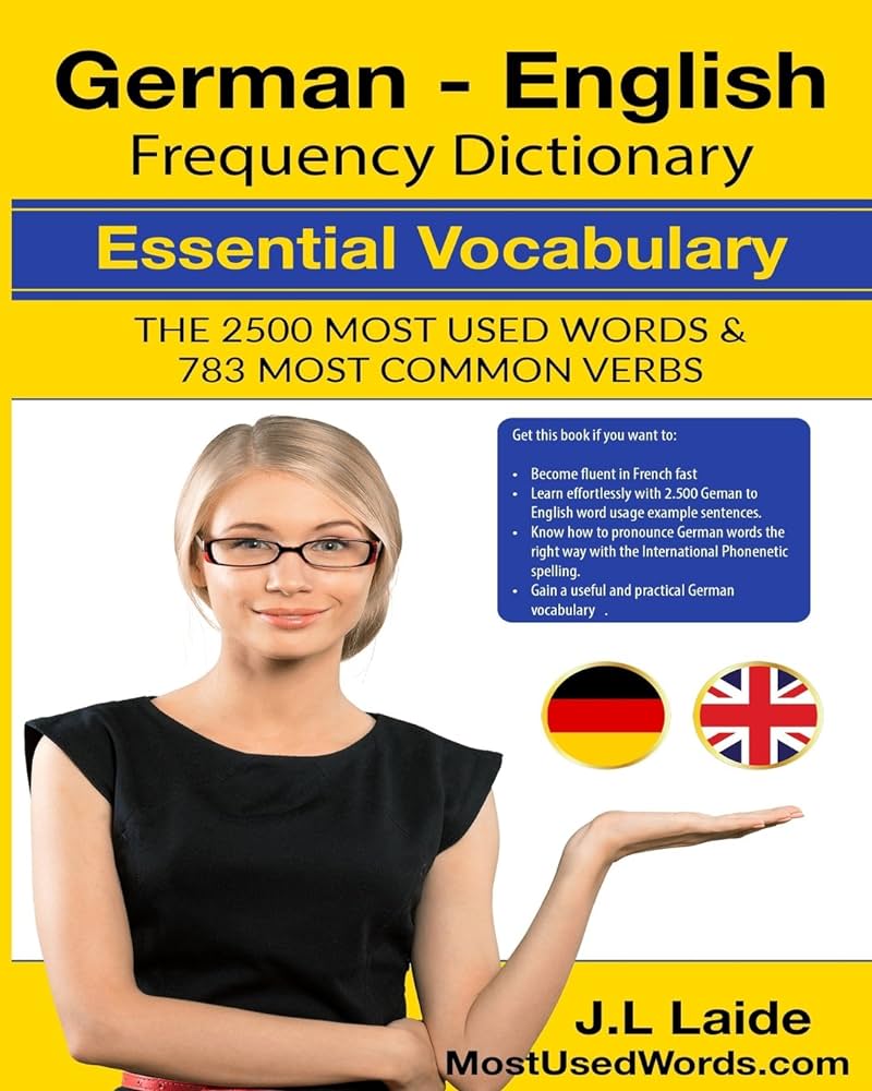 German English Frequency Dictionary – Essential Vocabulary 2500 Most ...